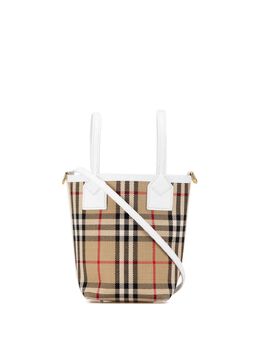 Burberry 2017-2024 Mini House Check Canvas London Tote satchel 27041209