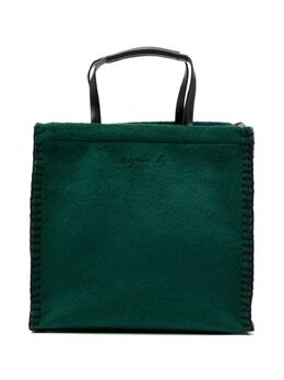 Agnès b. embroidered logo bag 26815331