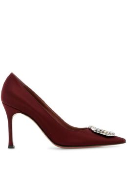 Amina Muaddi 90mm Camelia pumps 26908028
