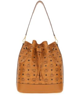 MCM printed faux-leather bucket bag 26639597