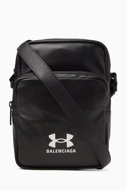Balenciaga x Under Armour® Pouch Crossbody Bag in Smooth Leather 217838206_13