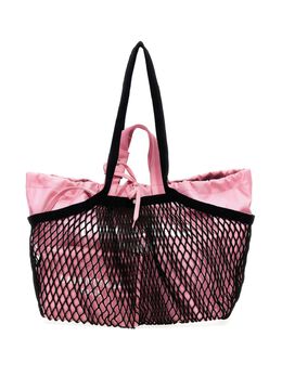Balenciaga small 24/7 layered mesh tote bag 24084033