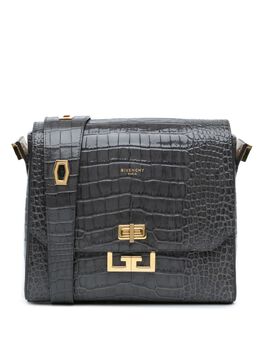 Givenchy 2019 Medium Croc Embossed Eden crossbody bag 27164875
