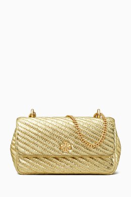Tory Burch Mini Kira Moto Bag in Metallic Leather 217853049_248