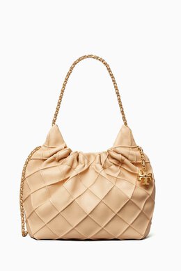 Tory Burch Mini Fleming Hobo Bag in Leather 217852035_179