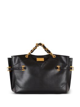 Balmain logo-plaque tote bag 25792383