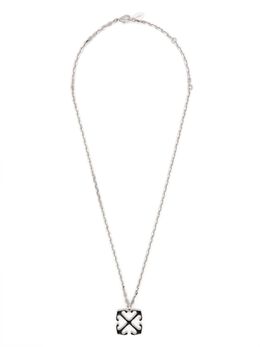Off-White Arrows enamel necklace 25477930
