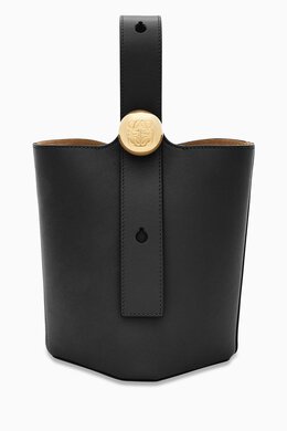 Loewe Mini Pebble Bucket Bag in Calfskin 217750749_13