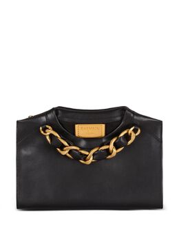 Balmain leather clutch bag 25792396