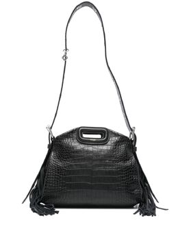 Maje mini Miss M embossed leather bag 26640468