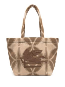 Etro logo-embroidered tote bag 26721620
