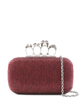 Alexander McQueen Four Ring Beaded clutch bag 27050002