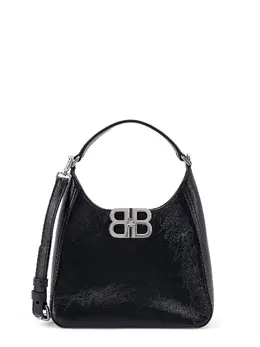 Balenciaga-Bb Soft Hobo S Leather Bag-Donna 52364838895956