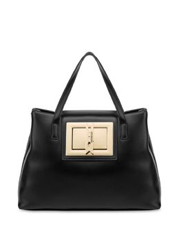 Love Moschino logo-engraved tote bag 26635153