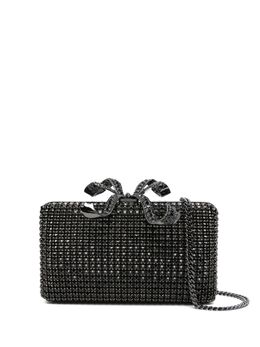 Self-Portrait crystal box clutch bag 27146735