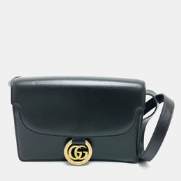 Gucci Black GG Marmont bag shawl Crossbody Bag 1072026