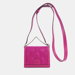 Gucci nylon material GG long shoulder bag 1072031