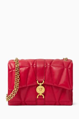 Versace Kleio Quilted Shoulder Bag in Nappa Leather 217892205_25