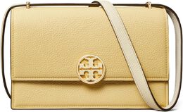 Сумка Tory Burch Miller Color-Block Shoulder Bag, цвет Light Honey 9955450 | light honey