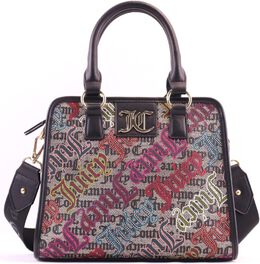Сумка Juicy Couture Charm I'm Sure Satchel, цвет Black Beige 9927424 | black beige