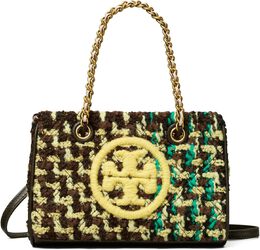 Сумка Tory Burch Fleming Soft Tweed Mini Chain Tote, разноцветный 9947198 | multi
