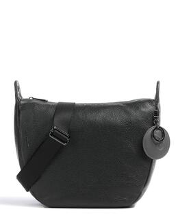 Сумка на плечо из мягкой кожи из зернистой телячьей кожи. Mandarina Duck, черный p2fzt59001 | schwarz