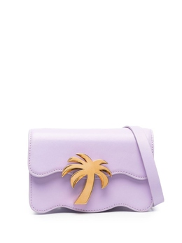 Palm Angels сумка на плечо с логотипом, фиолетовый pwnq011f22lea0013676 | фиолетовый