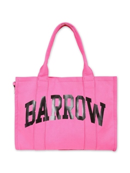 Barrow kids сумка-тоут с логотипом, розовый s4bkjgba164bw007 | розовый