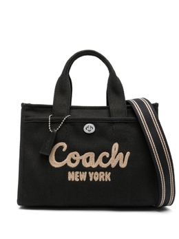 Coach сумка-шопер с вышитым логотипом, черный cp164 | черный