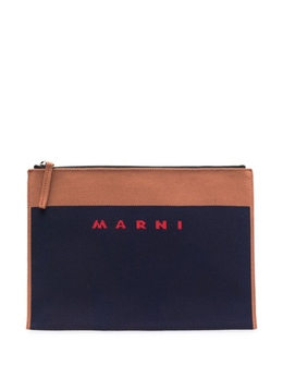 Marni клатч с логотипом, синий phmq0007a0p4602 | синий