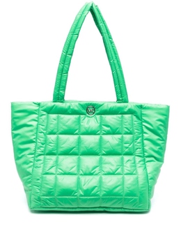 Michael Kors большая стеганая сумка-тоут Lilah, зеленый 30r3s5lt3c | зеленый