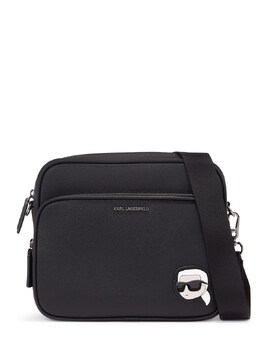 Сумка мужская кросс-боди Karl Lagerfeld с внешним карманом, черный 17206970 | black