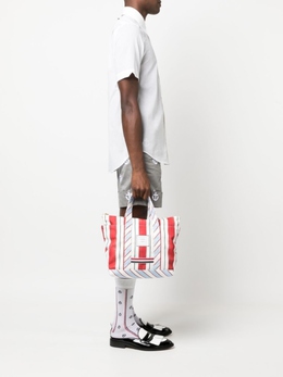 Thom Browne сумка-тоут с полосками, красный uag071ff0216 | красный