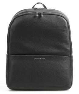 Мягкий городской рюкзак 13 дюймов из зерненой телячьей кожи Mandarina Duck, черный p10mwt01001 | schwarz
