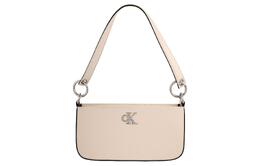 Сумка-багет Calvin Klein из синтетического материала с застежкой-молнией через плечо, женская, абрикосового цвета dh3237-280 | 280-almond yellow
