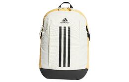 Adidas Рюкзак унисекс из переработанного полиэстера цвета слоновой кости, светло-желтый и черный it5363 | ivory white & light yellow & black