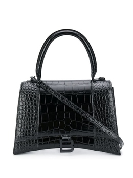 Сумка-тоут Balenciaga с тиснением под крокодила, черный 6196681lr67 | черный