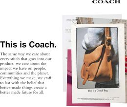 Женская сумка-тоут Coach Cary из холщовой ткани с покрытием b0b712slmw