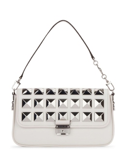 Кожаный клатч Michael Kors с заклепками, белый 30h1s2bl0l | белый