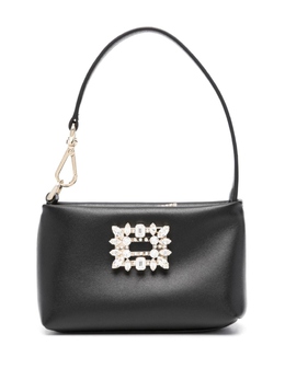 Roger Vivier мини-сумка RV Nightlily Brooche, черный rawawex0200jxv | черный