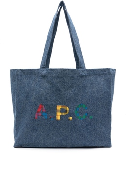 A.P.C. сумка-тоут Diane с логотипом, синий cogugm61443 | синий