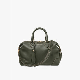 Сумка для боулинга Hudson из кожи Aspinal of London, зеленый r04355933 | green