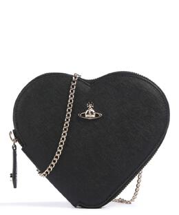 Сумка на плечо Heart из мелкозернистой яловой кожи Vivienne Westwood, черный 58010001w-l001n-n402 | schwarz