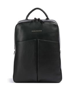 Рюкзак ashley 14 дюймов из мелкозернистой воловьей кожи Piquadro, черный ca6455w134-n | schwarz