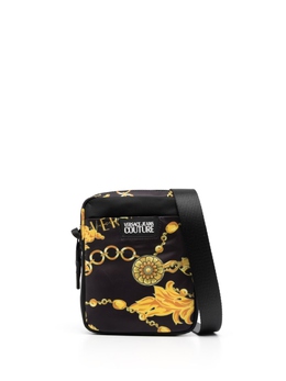 Versace сумка на плечо с узором, черный 75ya4b8gzs930 | черный