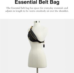 Поясная сумка Coach Essential, черная b0crm9zrn2