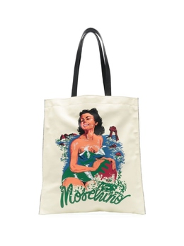 Moschino сумка-тоут с графичным принтом, желтый a74468213 | желтый