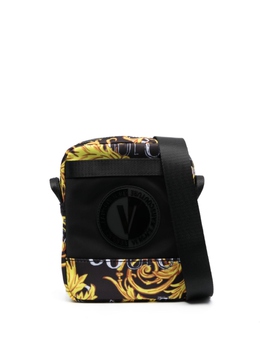 Versace сумка-мессенджер с принтом Barocco, черный 74ya4b76zs588 | черный