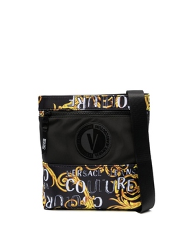 Versace сумка на плечо с узором Baroque, черный 74ya4b74zs588 | черный