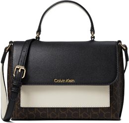 Сумка кросс-боди Calvin Klein Odette Signature Crossbody, цвет Brown/Khaki/Black/White 9970971 | brown/khaki/black/white